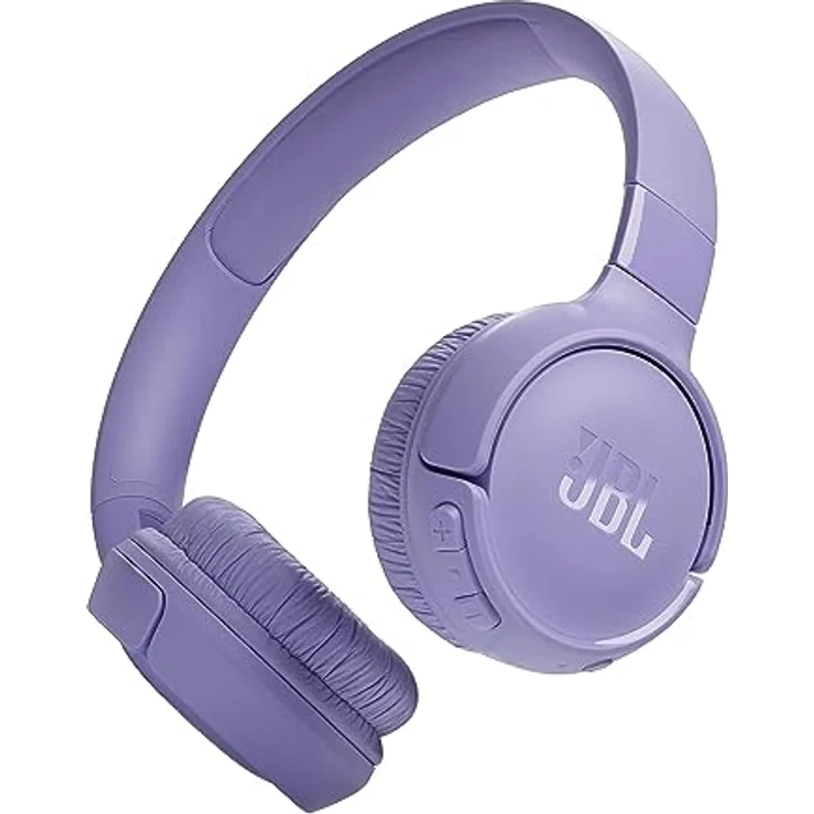 JBL Tune 520BT Wireless On-Ear Kopfhörer – Mit JBL Pure Bass Sound, Bluetooth und leichtem, faltbarem Design – Bis zu 57 Stunden Musikwiedergabe – Lila – Bild 1