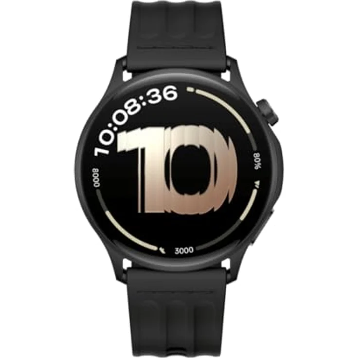 OnePlus Watch Lite, 45mm Smartwatch in Black Steel mit Fitness-Tracking und benutzerdefinierten Ziffernblättern – Bild 2