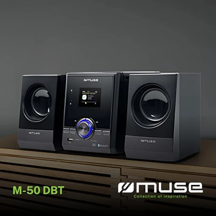 MUSE Stereoanlage, Kompaktanlage mit CD-Player & DAB Radio, Bluetooth & AUX, Spotify, 2 Lautsprecher – Bild 3