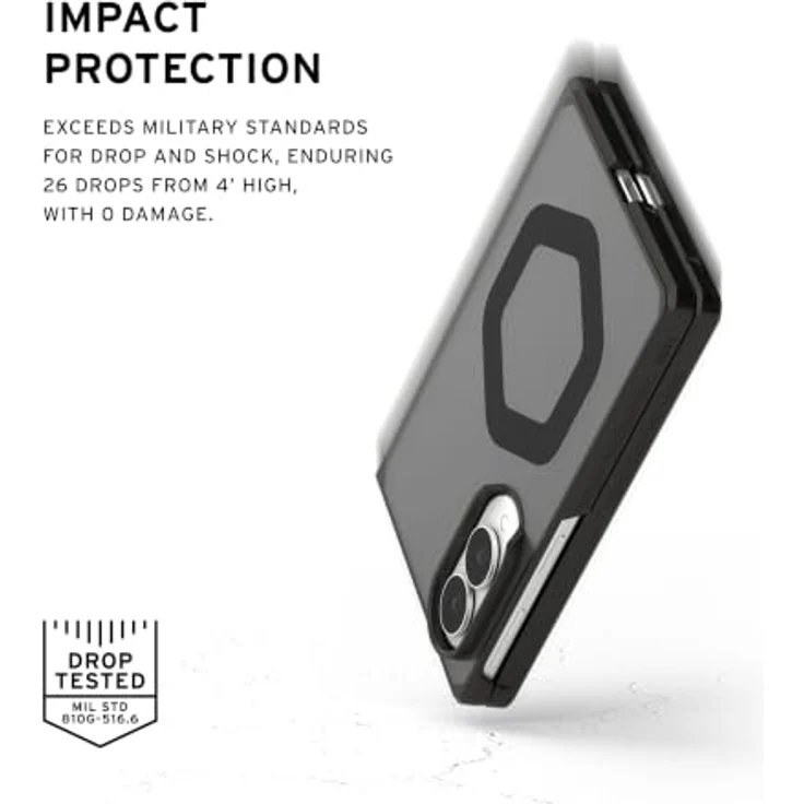 URBAN ARMOR GEAR Mouve Galaxy Z Fold8 Hülle, stoßfest und magnetisch mit mattem Klarfinish, optimaler Display- und Kameraschutz – Bild 4