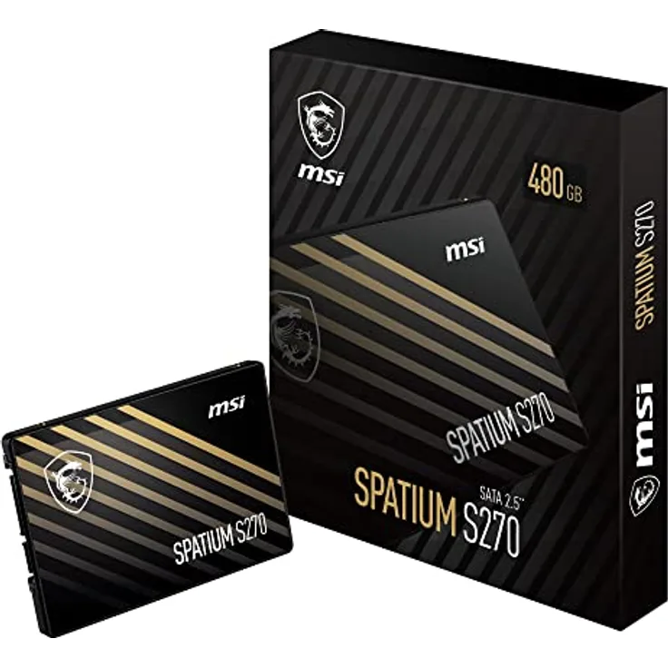 Disque dur MSI Spatium S270 2,5' 480 GB SSD