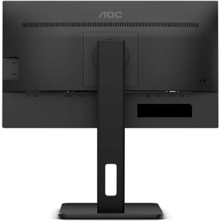 AOC 22E2UMF 22 Zoll Full HD Monitor, höhenverstellbar, 75 Hz, 4 ms, mit Lautsprechern und USB Hub, schwarz – Bild 3