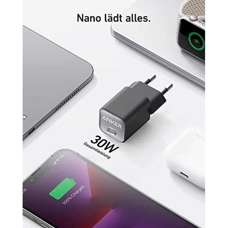 Anker 511 Charger (Nano 3, 30 W), schwarz (A2147311) – Bild 2