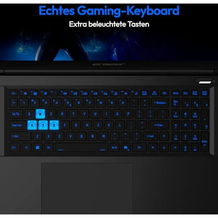 ERAZER Defender 17 P1, 17,3 Zoll Full HD Gaming Laptop mit Intel Core i7 13620H, GeForce RTX 5060 8GB GDDR7, 16GB DDR5 RAM, 1TB PCIe SSD, RGB Backlit-Keyboard, ohne OS – Bild 5