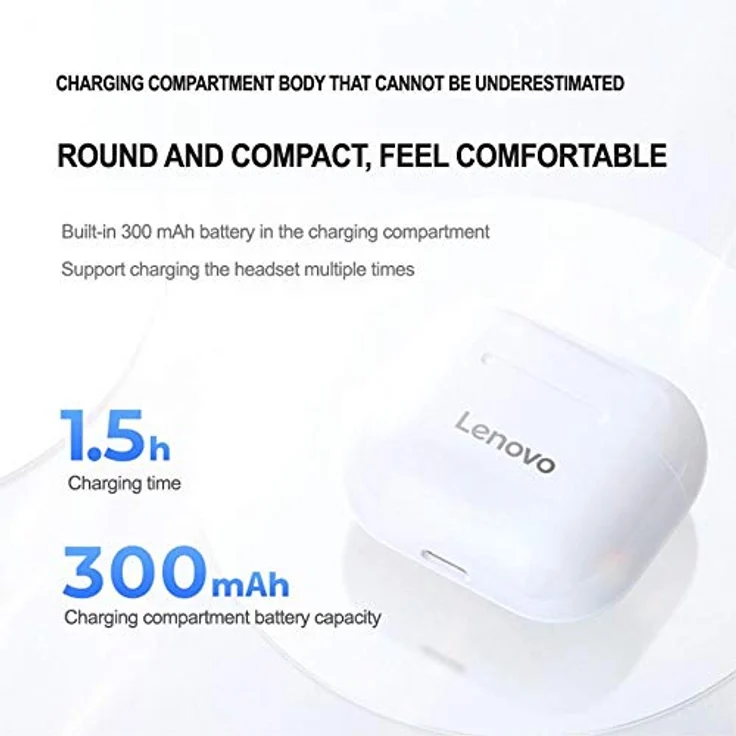 Lenovo LivePods LP40 TWS Schwarz Headset – Bild 6