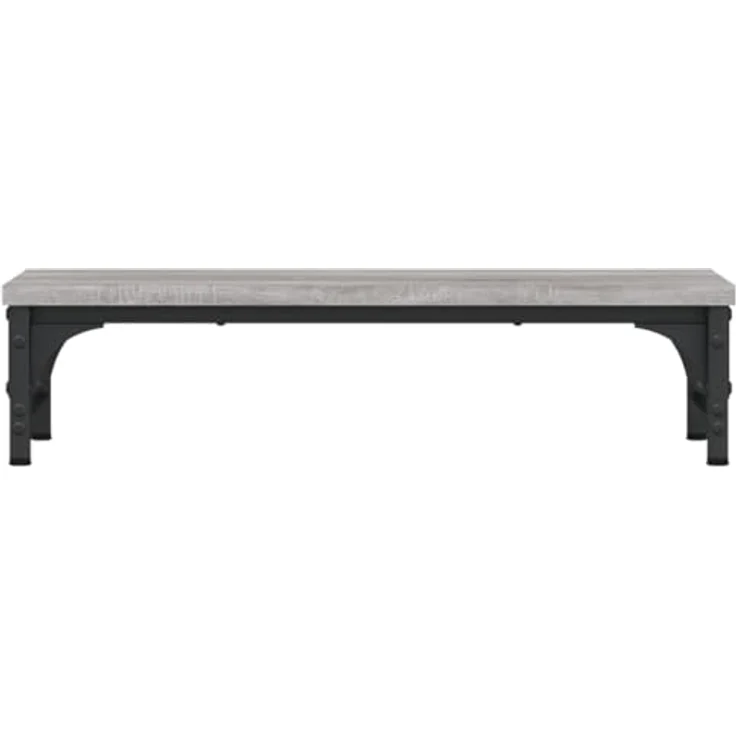 vidaXL Monitorständer Grau Sonoma 55x23x14 cm Holzwerkstoff mit ergonomischem Design – Bild 4