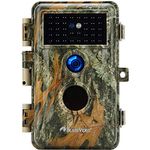 BlazeVideo 32MP Wildkamera Nachtsichtkamera Wildtier Kamera mit 1296P H.264 MPV Video, Bewegungmelder Nachtsicht Zeittraffer, IP66 Wasserdicht und 2,4" Bildschirm