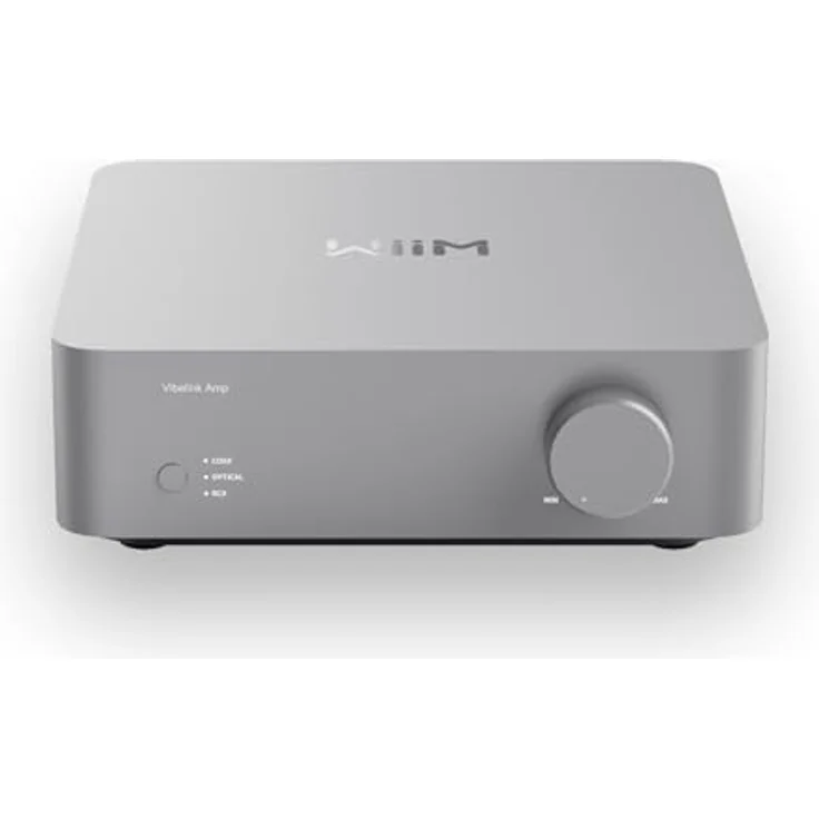 WiiM WiiM Vibelink Amp, Vollverstärker mit 100 Watt/Kanal, Graphit-Grau, Digital- und Analoganschlüsse, D/A-Wandler von ESS – Bild 1
