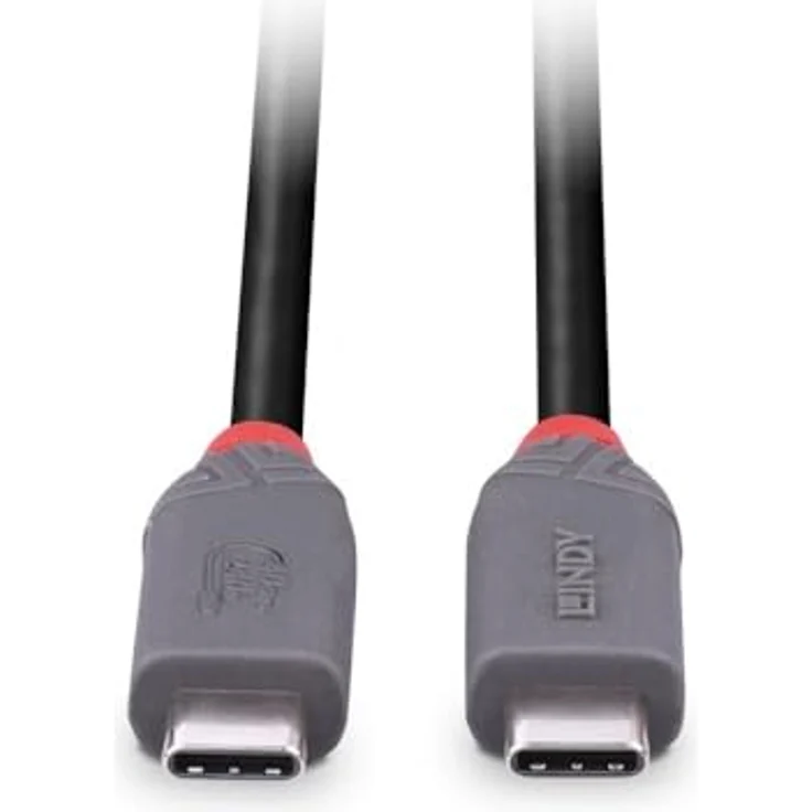 Lindy 0.8m USB4 240W Typ C Kabel, 40Gbit/s, Anthra Line, doppelseitiger C Stecker, hoher Stromdurchsatz, 8K Display Unterstützung – Bild 4