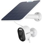 Reolink 4K Überwachungskamera Aussen Akku Argus 3 Ultra mit 6W Solarpanel, 2,4&5GHz WiFi, Solar WLAN Kamera Outdoor mit 8MP UHD Farbnachtsicht, KI-Erkennung, Keine Monatsgebühr, Standalone-Nutzung
