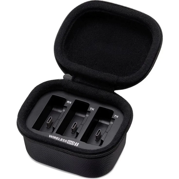 RODE Microphones Mikrofon Wireless GO II Charge Case - Case zum Schutz und Aufladen, schwarz