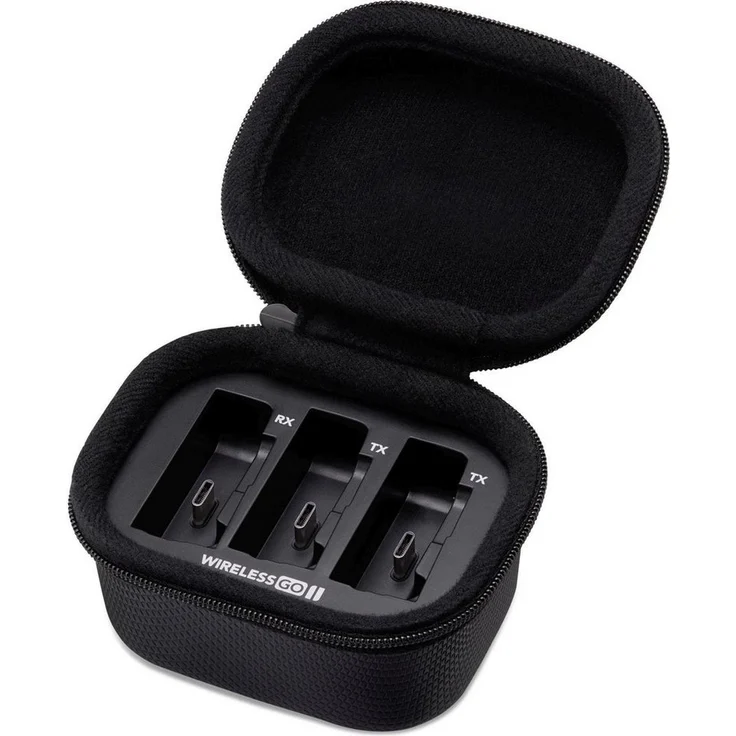 RODE Microphones Mikrofon Wireless GO II Charge Case - Case zum Schutz und Aufladen, schwarz