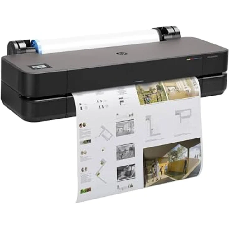 HP DesignJet T230 - 2025 Edition - 24-Zoll Großformatdrucker - Tintenstrahl mit 2400 x 1200 dpi - WLAN, Gigabit Ethernet, mobiles Drucken – Bild 7