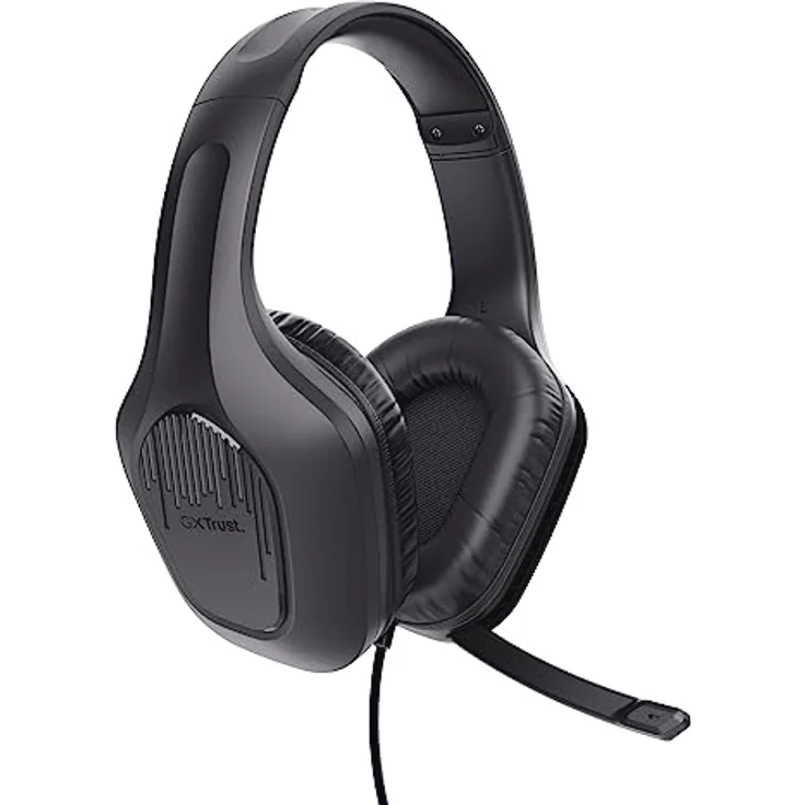 Trust Gaming GXT 790 Tridox Gaming PC Set - Leichtes Headset mit 50-mm-Treiber und 3,5-mm Klinke, Programmierbare USB Maus 200-6400 DPI, Mauspad, Gamer Setup für Computer/Laptop - Schwarz – Bild 2