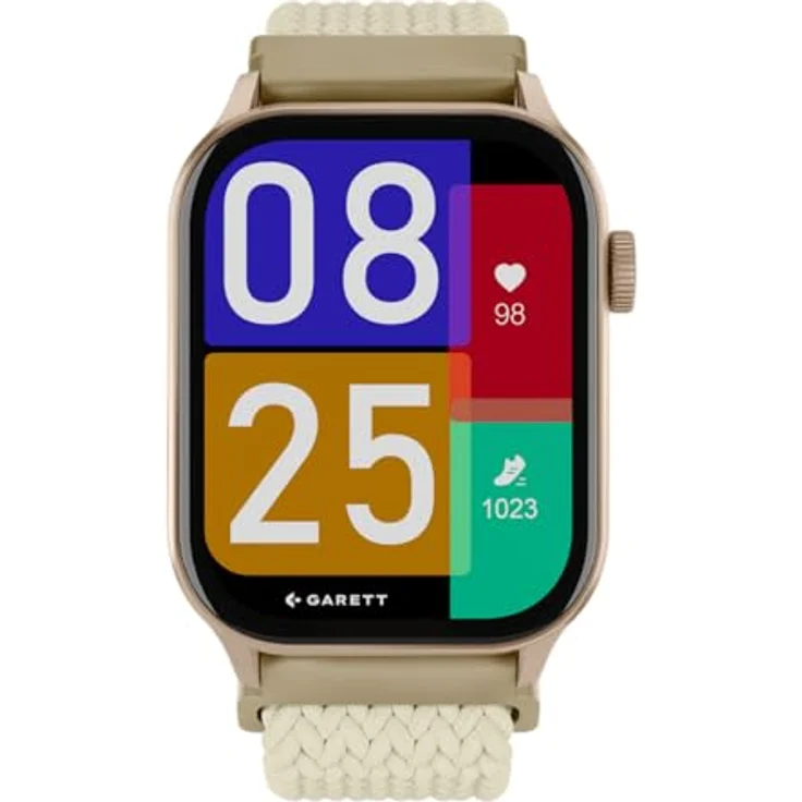 Garett GRC Activity 3, Smartwatch für Herren und Frauen, Beige – Bild 3
