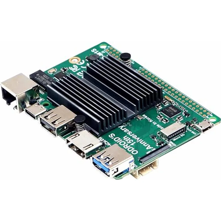 Odroid ODROID-M1S Einplatinen-Computer, ARM Cortex-A55 Quad-Core, 4 GB RAM, 64 GB eMMC, schlanker Formfaktor, hohe Energieeffizienz