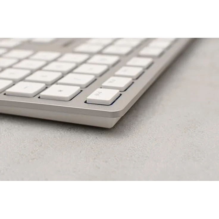 CHERRY TAS KC 6000 C FOR MAC Corded US-Layout silver/white, Tastatur, Silber – Bild 7