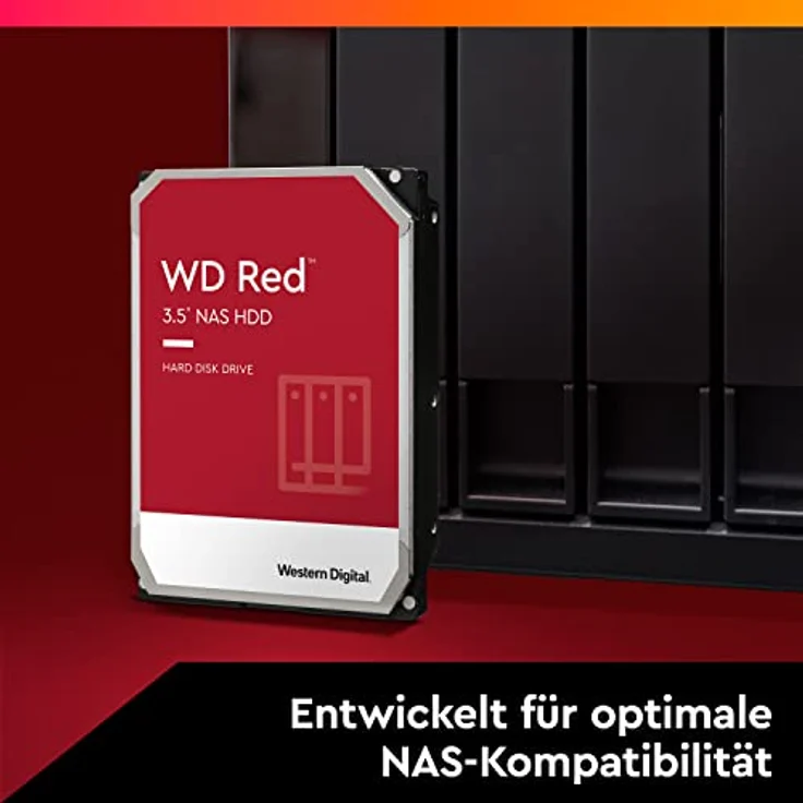 WD Red WD100EFAX 10TB interne Festplatte (8,9cm (3,5Zoll), SATA 6Gb-s, 256MB Cache 5400Rpm) – Bild 2