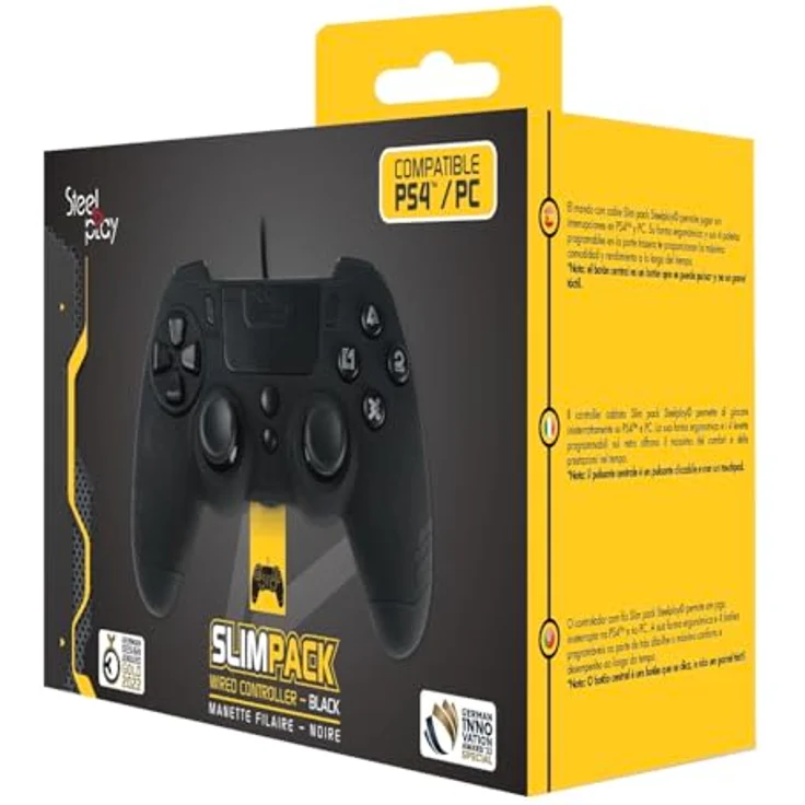 Steelplay Kabelgebundener Controller, Schwarz Multi – Bild 4