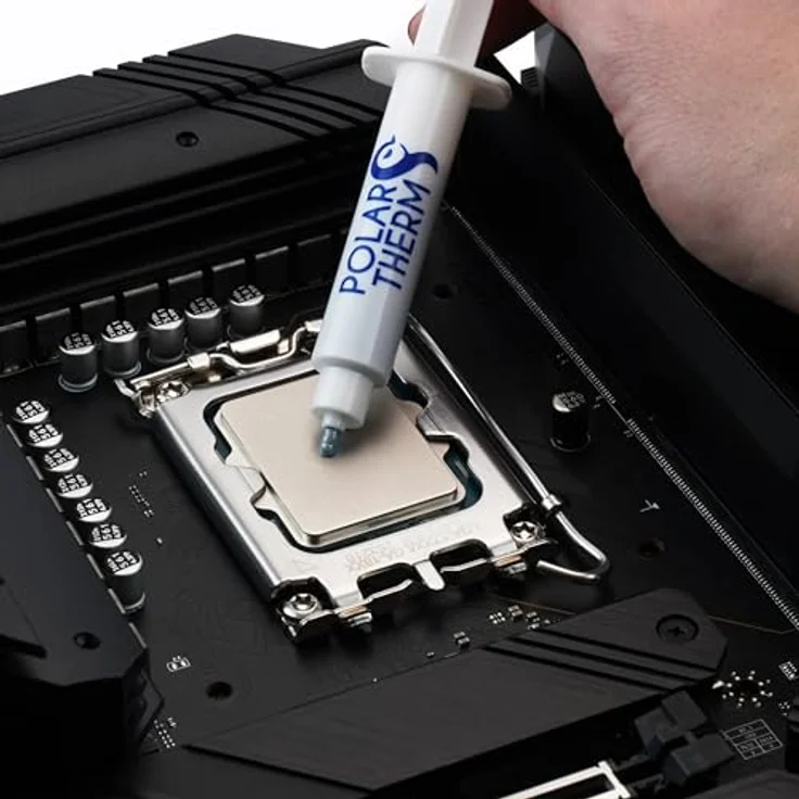 Polartherm X-10 Wärmeleitpaste für CPU & GPU, 2 Gramm, hohe Wärmeleitfähigkeit, lange Haltbarkeit, nicht leitend – Bild 5