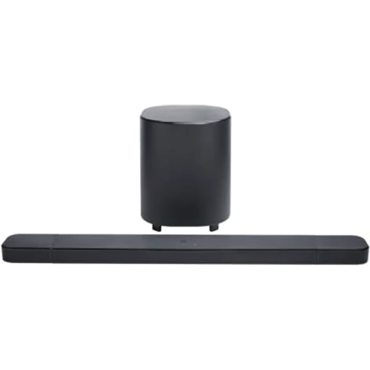 JBL Bar 800 MK2, 7.1-Kanal Bluetooth Soundbar mit abnehmbaren Lautsprechern, 10" Subwoofer, Dolby Atmos, HDMI eARC, Wi-Fi, 4K Video, PureVoice 2.0, MultiBeam 3.0, Schwarz – Bild 2