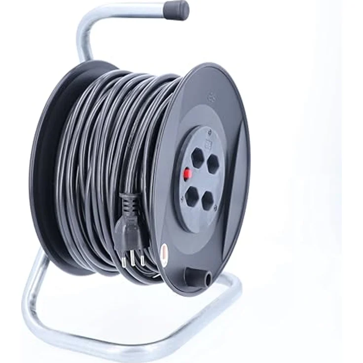 as - Schwabe Kabeltrommel 25 m - Schweizer Ausführung - mit Thermoschutz - IP20 - Made in Germany, 711104 – Bild 5