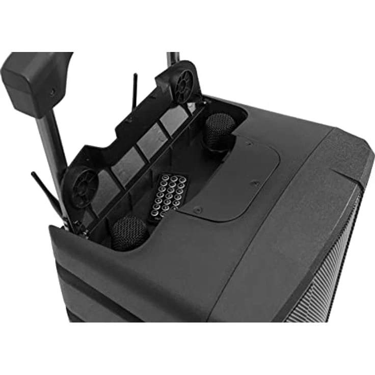 Omnitronic WAMS-10BT2 MK2 Drahtlos-PA-System, aktiver PA Lautsprecher mit 80 W, Bluetooth, Akku- und Netzbetrieb, schwarz – Bild 6