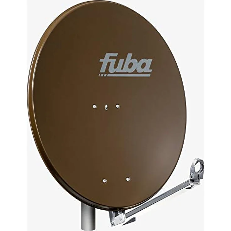 Fuba Satellitenschüssel Komplettset DAL 801 B, 80cm Alu-Schüssel in Braun + DEK 117 Single LNB, HDTV, UHD 4K/8K, 3D – Bild 3