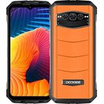 DOOGEE 5G Outdoor Smartphone ohne Vertrag V30, eSIM, Dimensity 900 Octa Core 8GB+256GB, 6.58'' 120Hz FHD+, 108MP Triple AI Kamera(20MP Nachtsicht), 10800mAh Akku, Android 12 IP68 Handy, NFC Orange