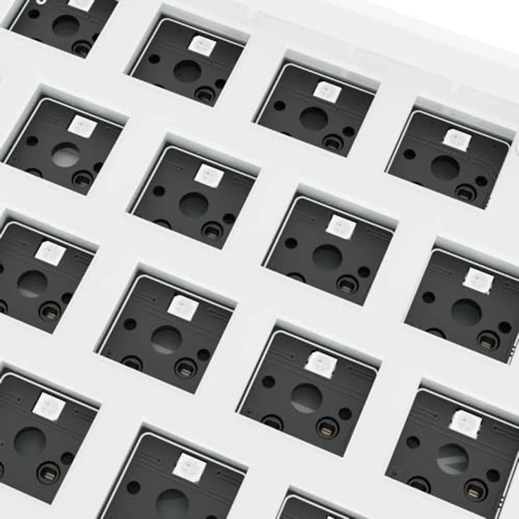 Sharkoon SKILLER SGK50 S4 Gen2 Barebone, kompakte 60% RGB-Tastatur mit anpassbaren Schaltern und Silikondämpfung – Bild 6