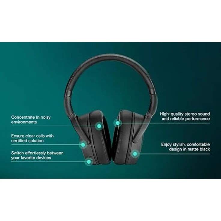 EPOS ADAPT 360 Black, Headset Zubehör für optimale Klangqualität und Komfort – Bild 5