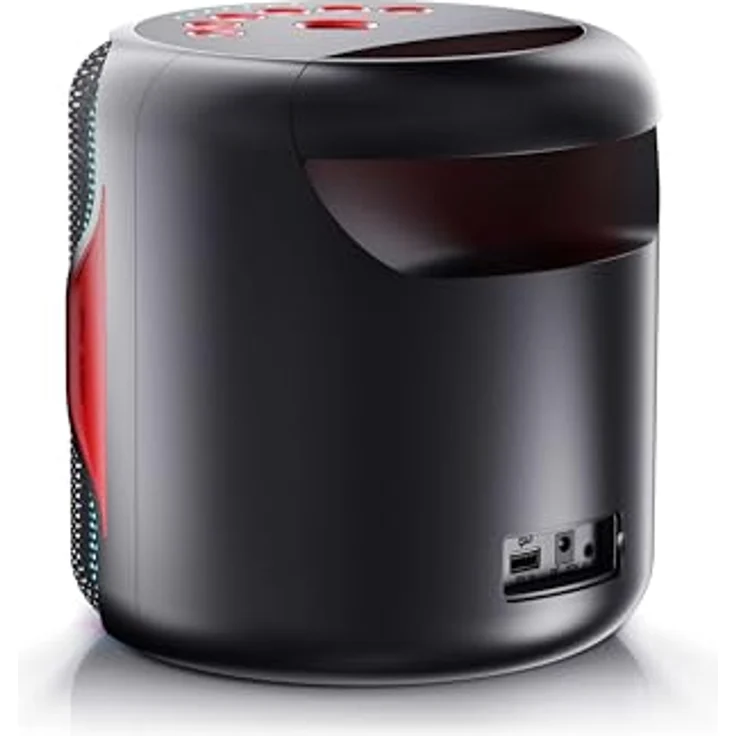 SHARP PS-921 (BK) Partylautsprecher, 14 Stunden Wiedergabezeit, Bluetooth, TWS: Koppeln eines weiteren Gerätes, Multicolor-Lichtshow, Ultra-Bass-Einstellung, 130 Watt, schwarz – Bild 2