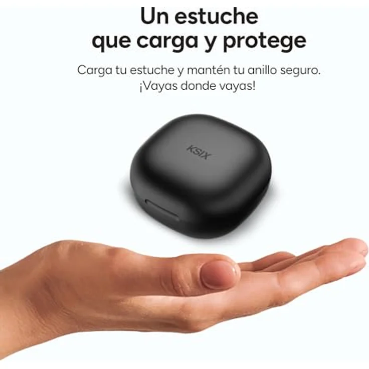 KSIX Saturn Smartring, Smart Ring in Schwarz, Größe 10, wasserdicht und mit Schlafmonitoring – Bild 4
