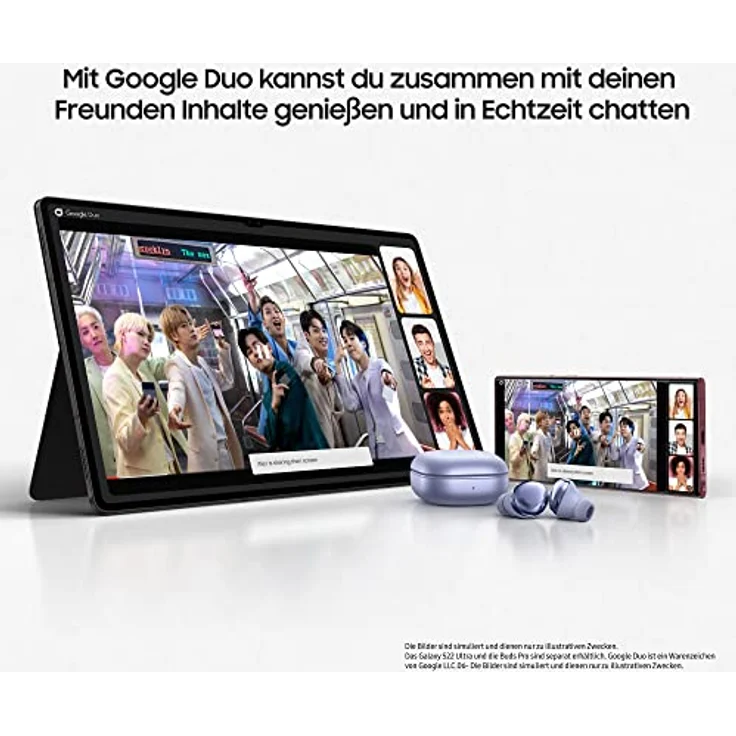 Samsung Galaxy Tab S8+, 12,4 Zoll, 128 GB interner Speicher, 8 GB RAM, Wi-Fi, Android Tablet inklusive S Pen, Graphite, inkl. 36 Monate Herstellergarantie – Bild 5