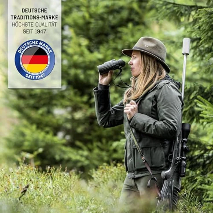 Steiner Jagd-Fernglas Observer 10x42 - Deutsche Marken-Qualität, 10 Jahre Garantie, leichtes Dachkantdesign, kompakt, robust, 10-Fach Zoom – Bild 3