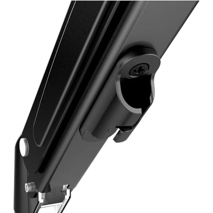 Maclean MC-861N 2-Fach Monitorhalterung Tischhalterung für 2 Monitore mit Gasfeder, 13"-27", bis 14kg, VESA 75x75 100x100, Schwarz – Bild 5