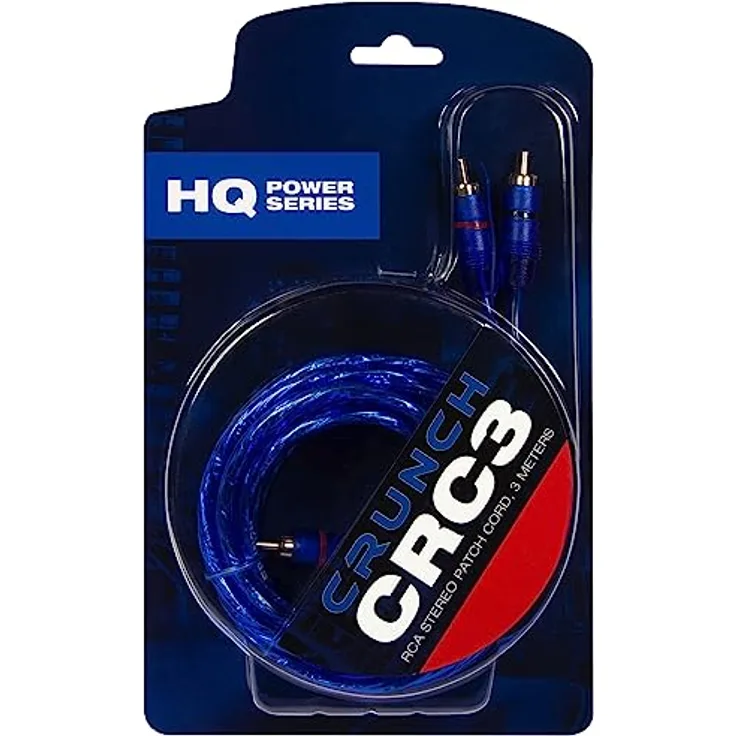 Crunch CRC3 Cinchkabel 3.00m [2x Cinch-Stecker - 2x Cinch-Stecker]