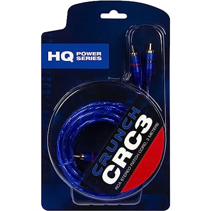 Crunch CRC3 Cinchkabel 3.00m [2x Cinch-Stecker - 2x Cinch-Stecker] – Bild 1