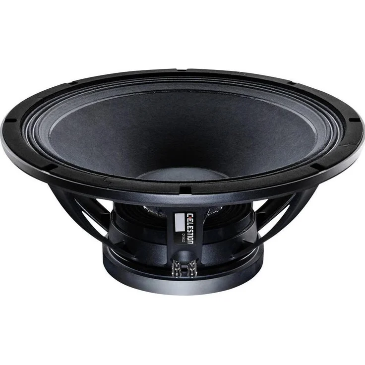 Monacor CF1840JD/8, 18 Zoll PA-Subwoofer mit 1200 W RMS, 8 Ω, Schwarz, optimierte Doppelaufhängung und ausgewogene Belüftung