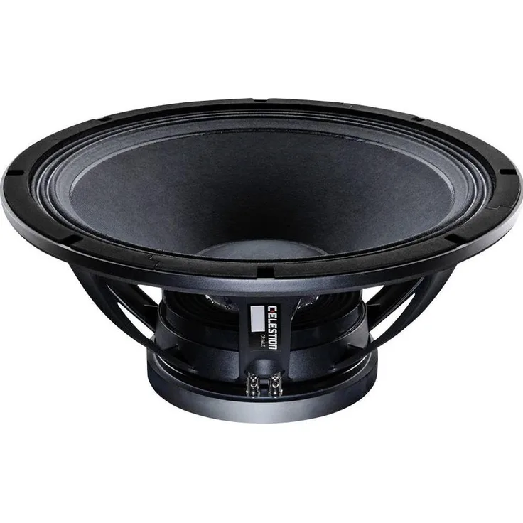 Monacor CF1840JD/8, 18 Zoll PA-Subwoofer mit 1200 W RMS, 8 Ω, Schwarz, optimierte Doppelaufhängung und ausgewogene Belüftung