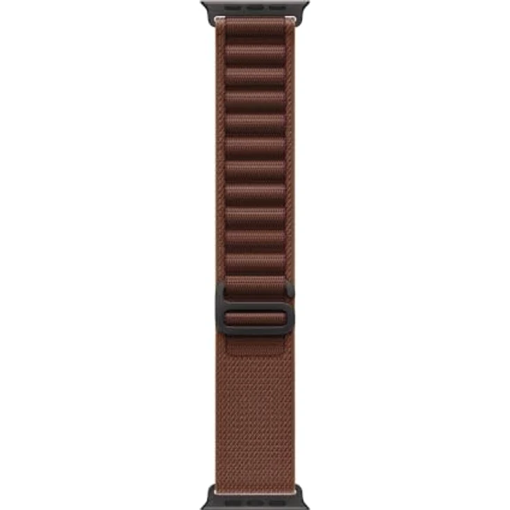 Apple Watch Alpine Loop 49mm L, burgunderfarbiges Armband aus hochfestem Gewebe mit Titan-G-Haken – Bild 1
