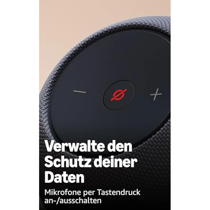 Amazon Echo Dot Max (2025), Alexa-Lautsprecher mit raumfüllendem Klang, integriertem Smart-Home-Hub und Omnisense-Technologie, Graphit – Bild 4