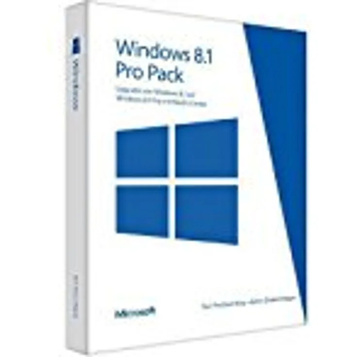 Windows 8.1 Pro Pack 32/64 Bit - Upgrade von Windows 8.1 auf Windows 8.1 Pro (Product Key Card ohne Datenträger)
