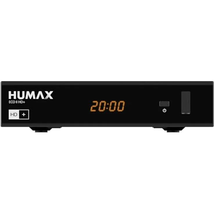 Humax Digital Eco II HD+ Satelliten-Receiver, DVB-S2 (HDTV, USB, geringer Stromverbrauch, HDMI und SCART) inkl. HD+ Karte für 6 Monate, schwarz – Bild 2