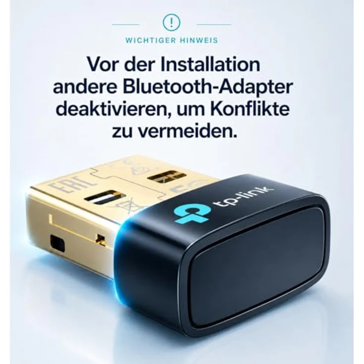 TP-Link UB600, Bluetooth 6.0 Adapter Dongle für PC, kompakt, Plug & Play für Windows 11/10/8.1/7 – Bild 3