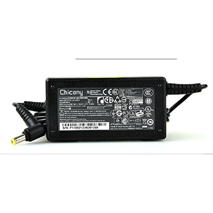 Acer 65 W AC Adapter, 19 V, 3,42 A, Innen, schwarz – Bild 1