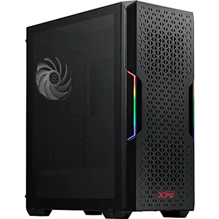 XPG Starker Air Mid-Tower PC Gehäuse, Schwarz mit magnetischer MESH-Frontplatte – Bild 6