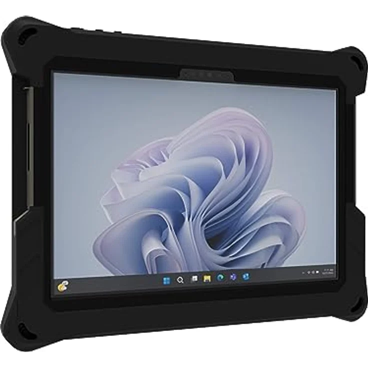 The Joy Factory aXtion Pro MP für Surface Pro 9, Rugged Case CWM349MP, stoßfest (MIL-STD-810H), wasserdicht (IP68), integrierter Bildschirm- und Kameraschutz, verstellbare Handschlaufe, rutschfester Standfuß, MagConnect HD Mount kompatibel – Bild 3