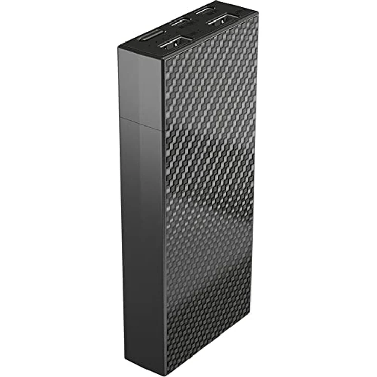 Nitecore NB20000 Externer Akku aus Carbon, Schwarz, 136.3mm × 60mm × 21.4mm – Bild 4