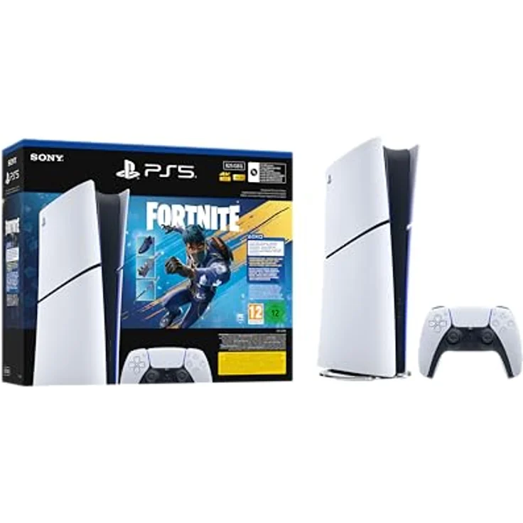 Sony PlayStation 5 Digital Edition 825 GB – Fortnite Flowering Chaos Bundle mit exklusiven Skins und farbenfrohem Design – Bild 1